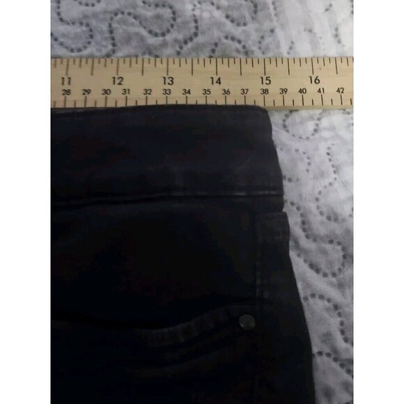 Jonny Q Vintage Jeans Made In Italy Black Straight Leg Lightly Distressed... - Picture 9 of 11